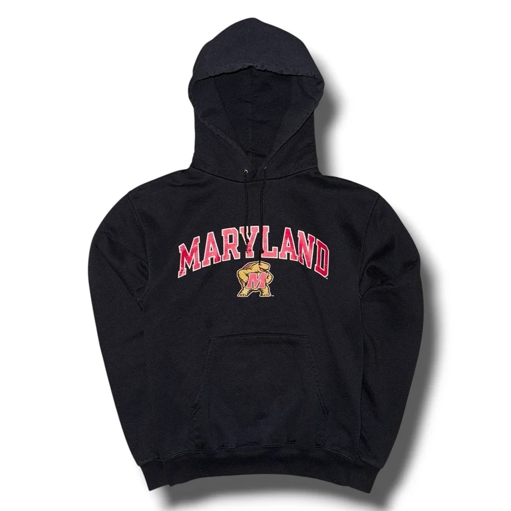 Vintage University Maryland Hoodie Small Y2K CHAMPION Terrapins Mexico‎ Made